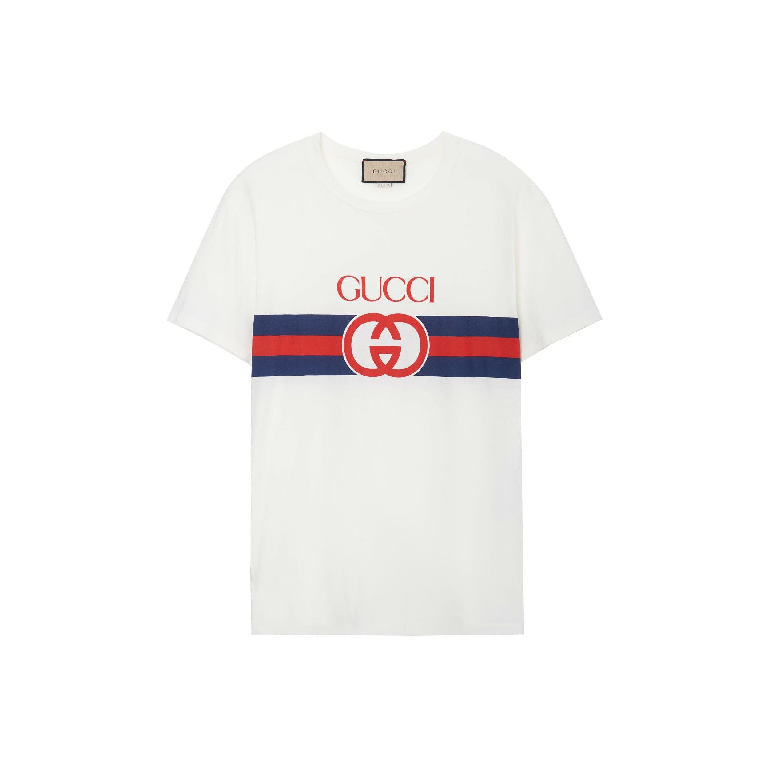 Gucci Gucci Logo Stripe T-Shirt Size S Size US S / EU 44-46 / 1 - 1 Thumbnail