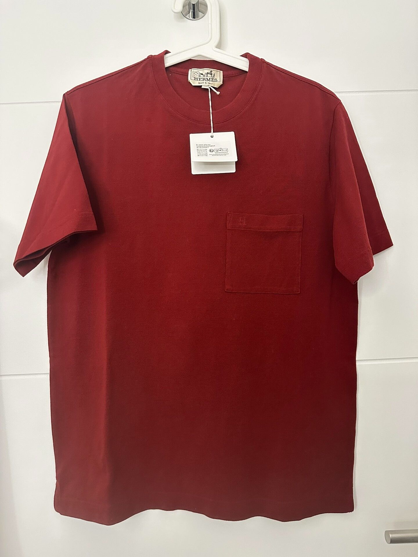 Hermes Classic Small H Logo Crewneck T-Shirt