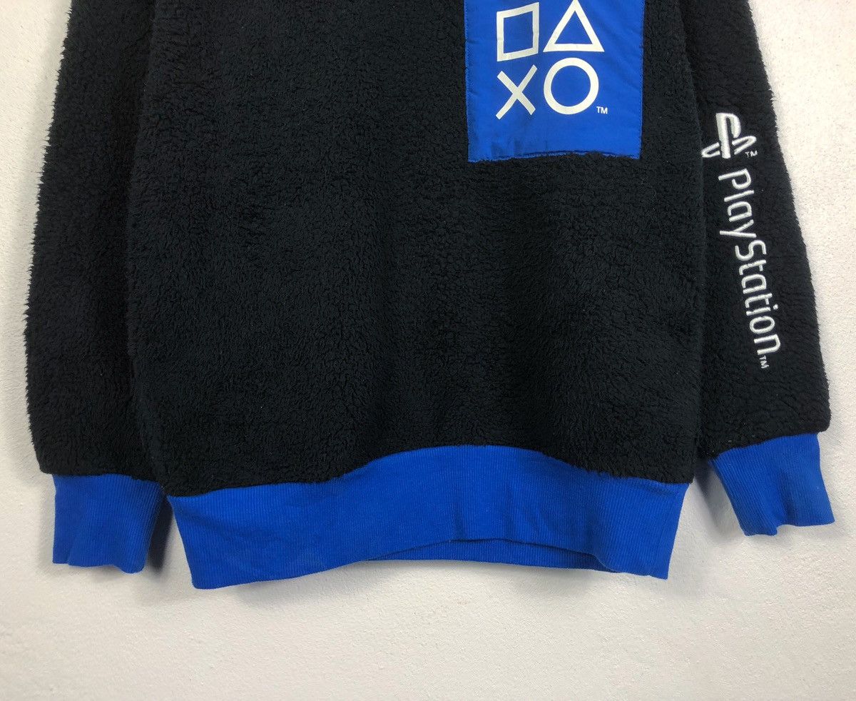 GU × Playstation × Sony Rare Play Station Embroidery Fleece Sweatshirt Size US S / EU 44-46 / 1 - 4 Thumbnail