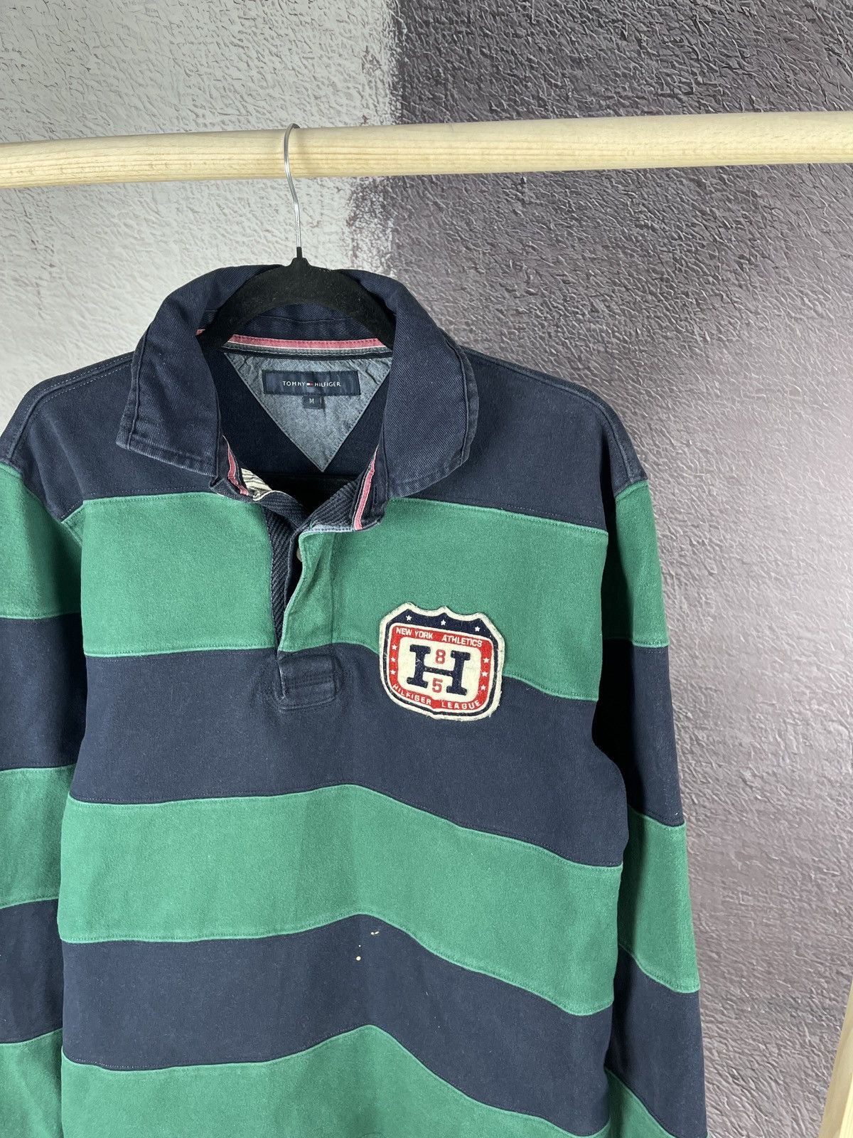 Tommy Hilfiger Tommy Hilfiger vintage striped rugby long sleeve polo Size US M / EU 48-50 / 2 - 4 Thumbnail