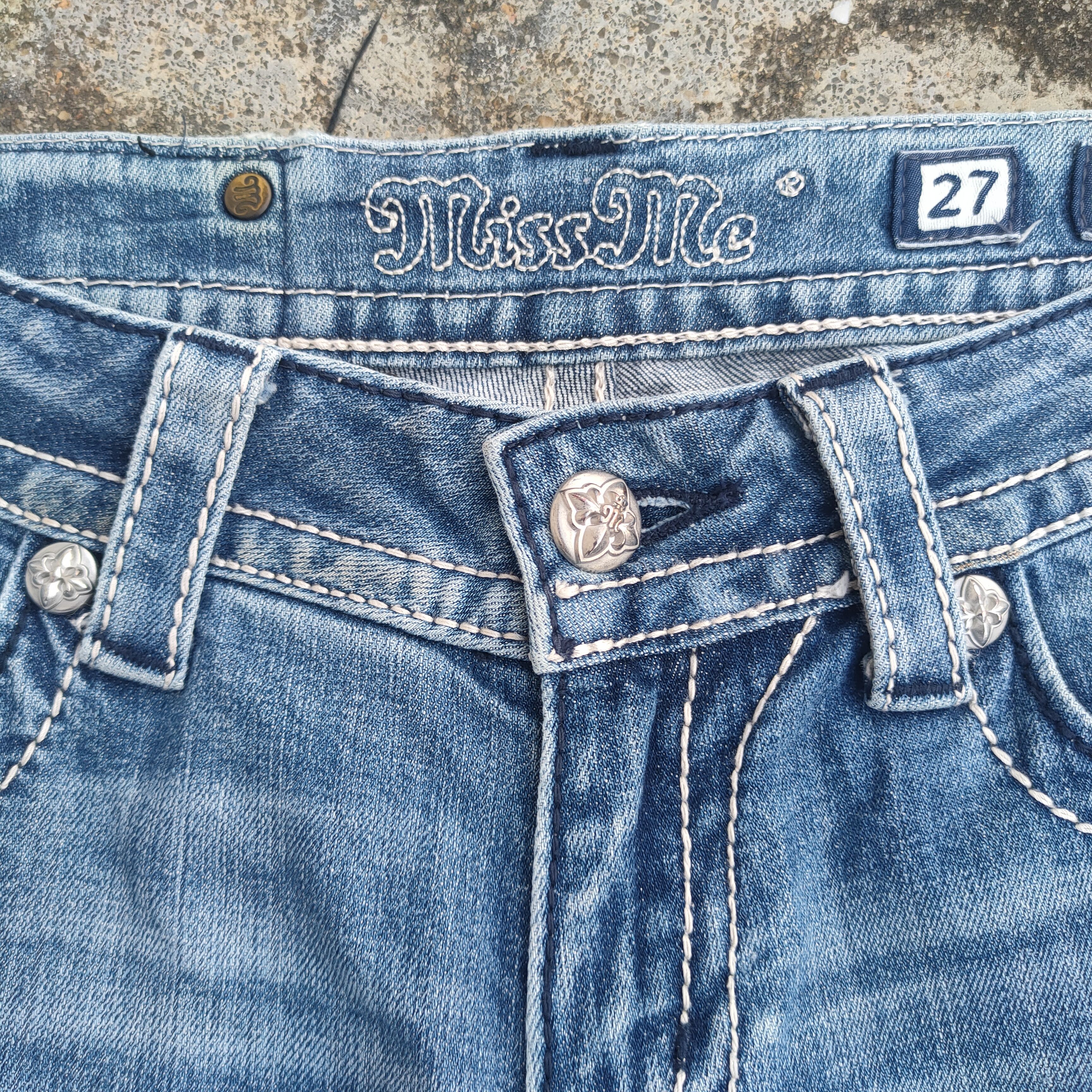Japanese Brand VINTAGE FLARE WOMAN MISS ME WING JEANS DENIM PANTS Size US 29 - 5 Thumbnail