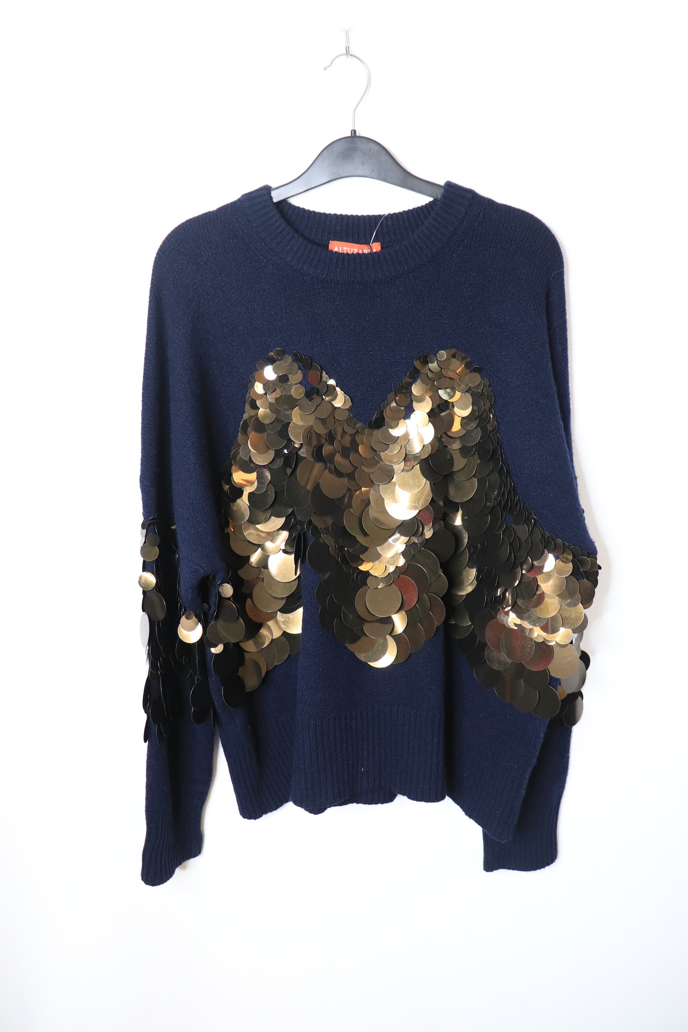 Other Navy sequin embellished jumper - L Size L / US 10 / IT 46 - 1 Thumbnail
