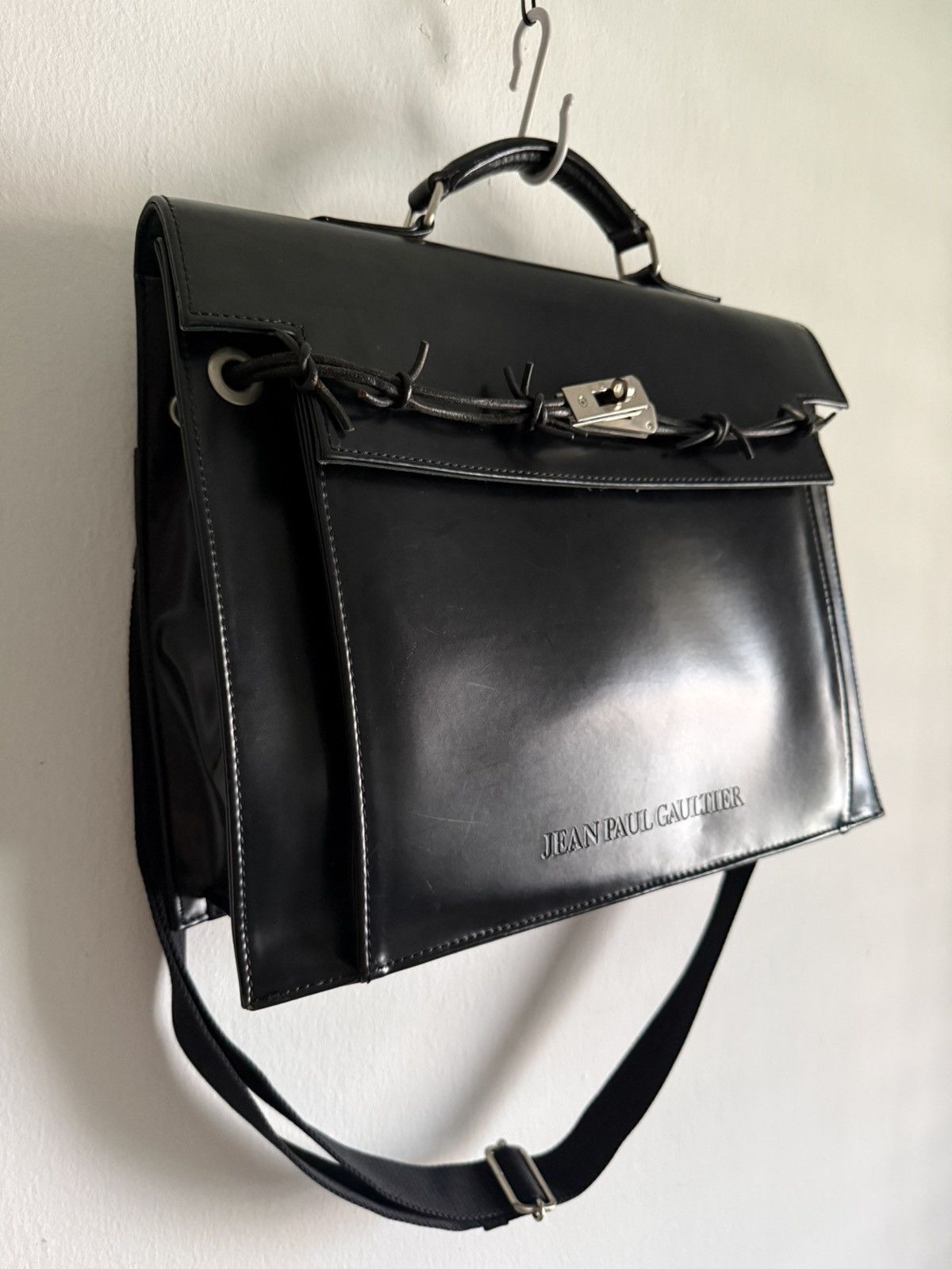 Jean Paul Gaultier Rare Jean paul gaultier black birkin briefcase Size ONE SIZE - 4 Thumbnail
