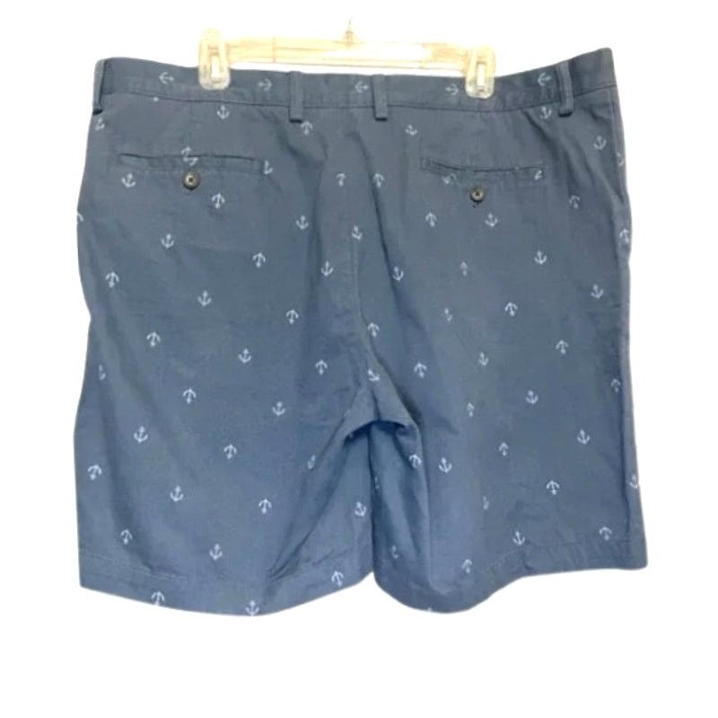 Other Amazon Essentials Chino Short Nautical Anchor Blue White 42 Size US 42 / EU 58 - 4 Thumbnail