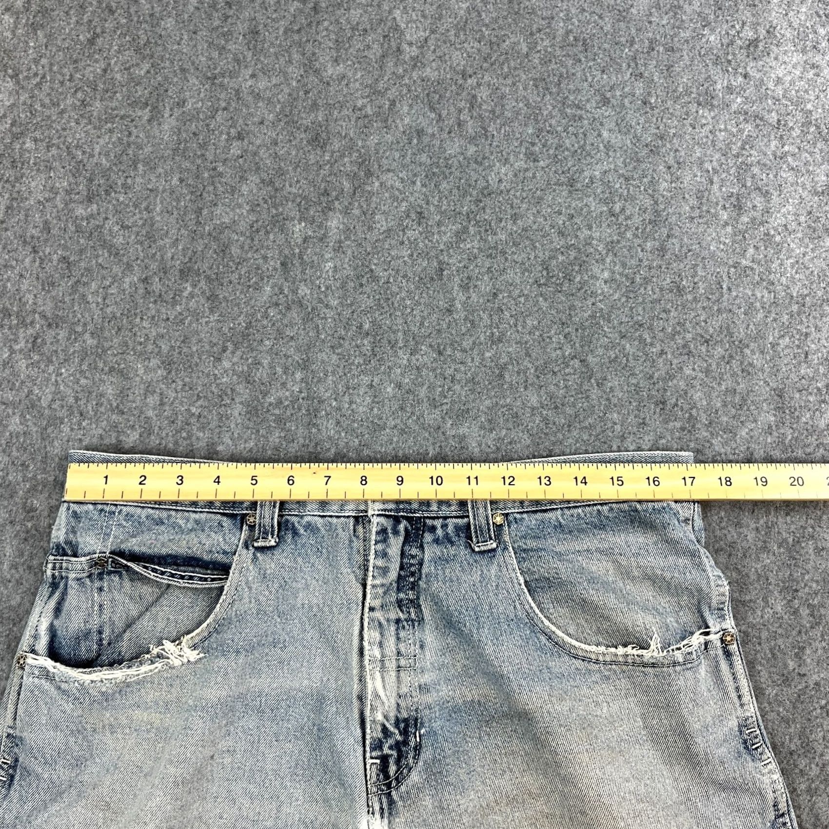 Southpole Southpole Mens Denim Shorts Carpenter Y2K Baggy 34 Blue VTG Streetwear HipHop Cargo 5-Pocket Design Relaxed Mens Regular Blue Size US 34 / EU 50 - 6 Thumbnail