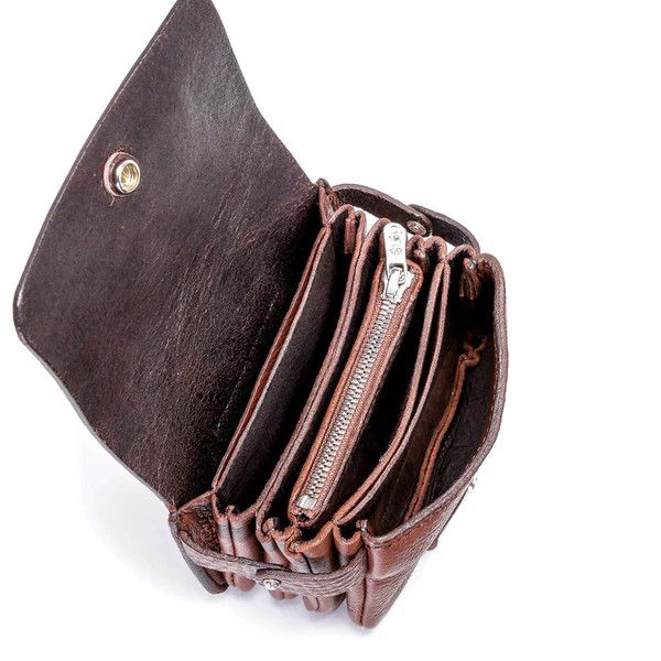 Porter Classic Porter Classic Leather Wallet Mini Pouch PC-045-1884 Brown Size 46 - 5 Thumbnail