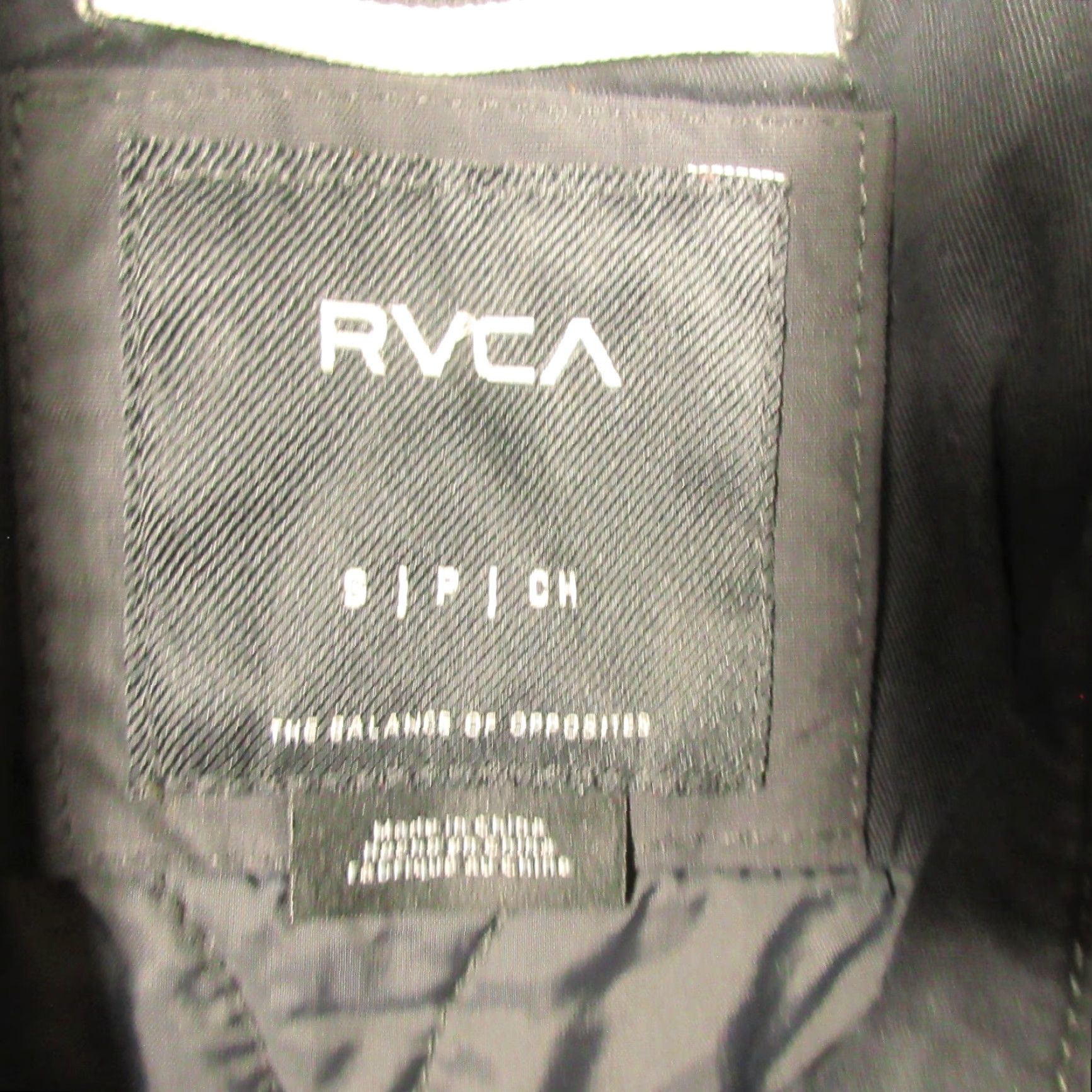 RVCA RVCA Shacket Mens S Black Quilted Shirt Jacket Button Front Insulated Puffer EUC Size US S / EU 44-46 / 1 - 3 Thumbnail