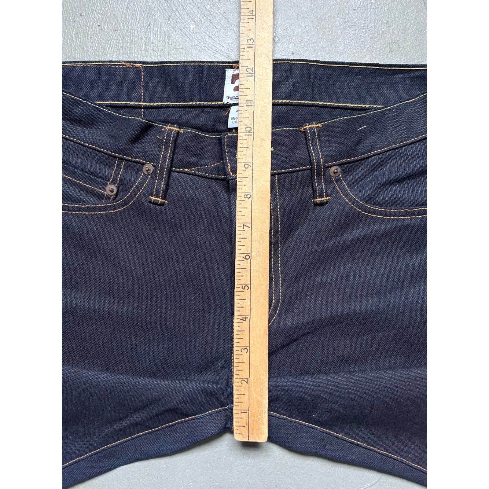 Tellason Tellason Jeans Blue Denim 31 Regular Men Made In USA Selvedge USA Vintage? Size US 31 - 7 Thumbnail