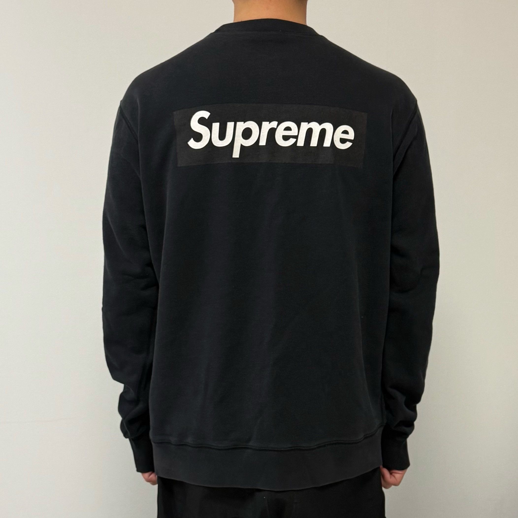 Supreme Kanji Logo Crewneck | Grailed