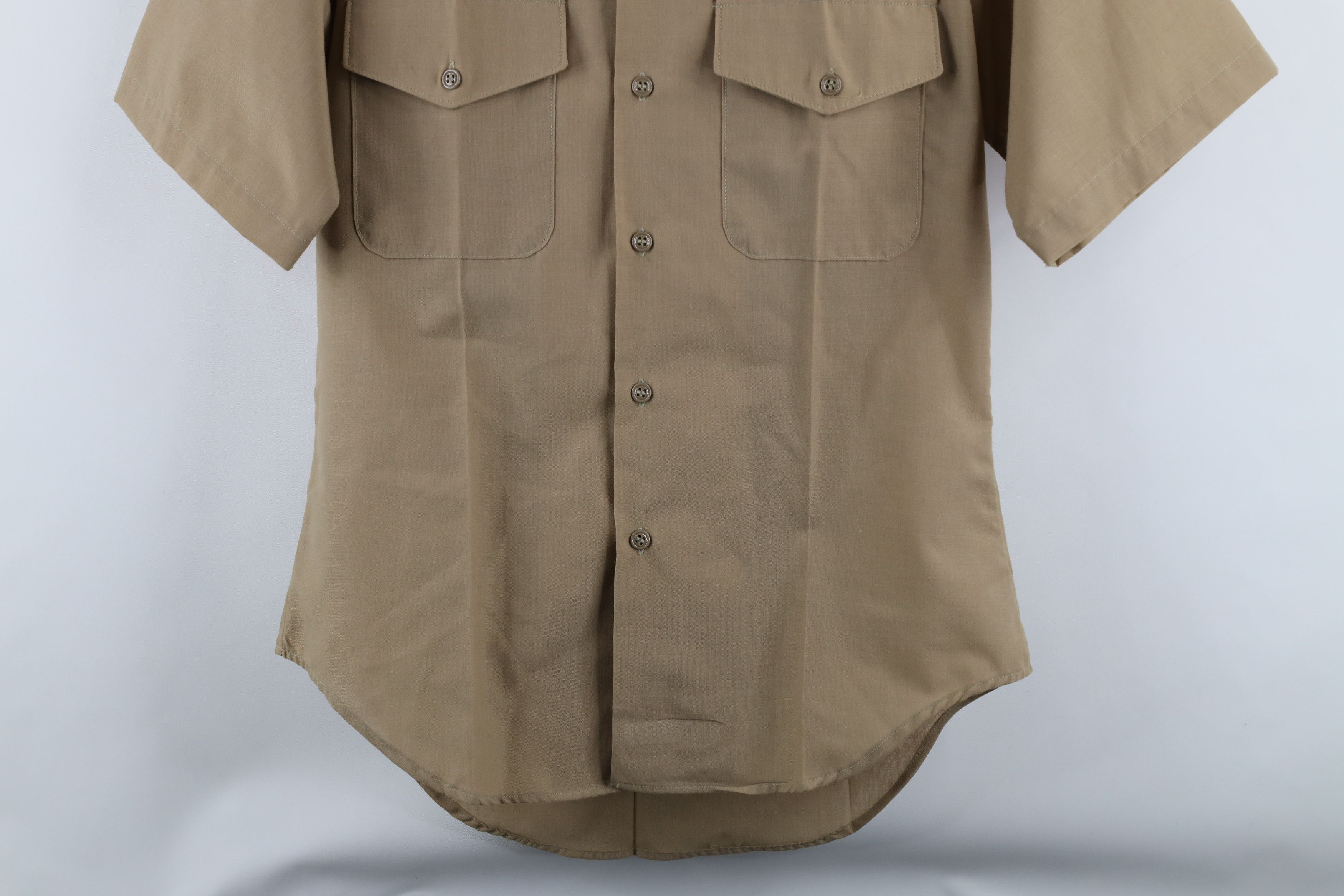 Vintage Vintage 90s Military Short Sleeve Field Button Shirt USA Size US M / EU 48-50 / 2 - 3 Thumbnail