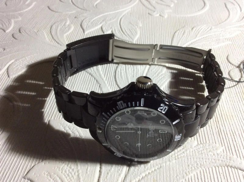 Designer LTd black dial plastic strap watch Size ONE SIZE - 3 Thumbnail