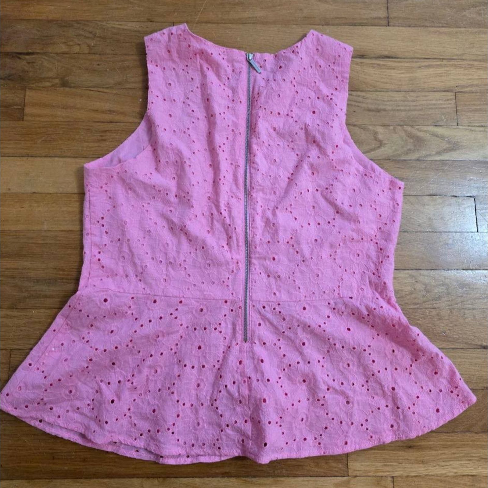 Michael Kors Michael Kors Sleeveless Blouse Top w/ Zipper Back L A001344 Size L / US 10 / IT 46 - 2 Thumbnail