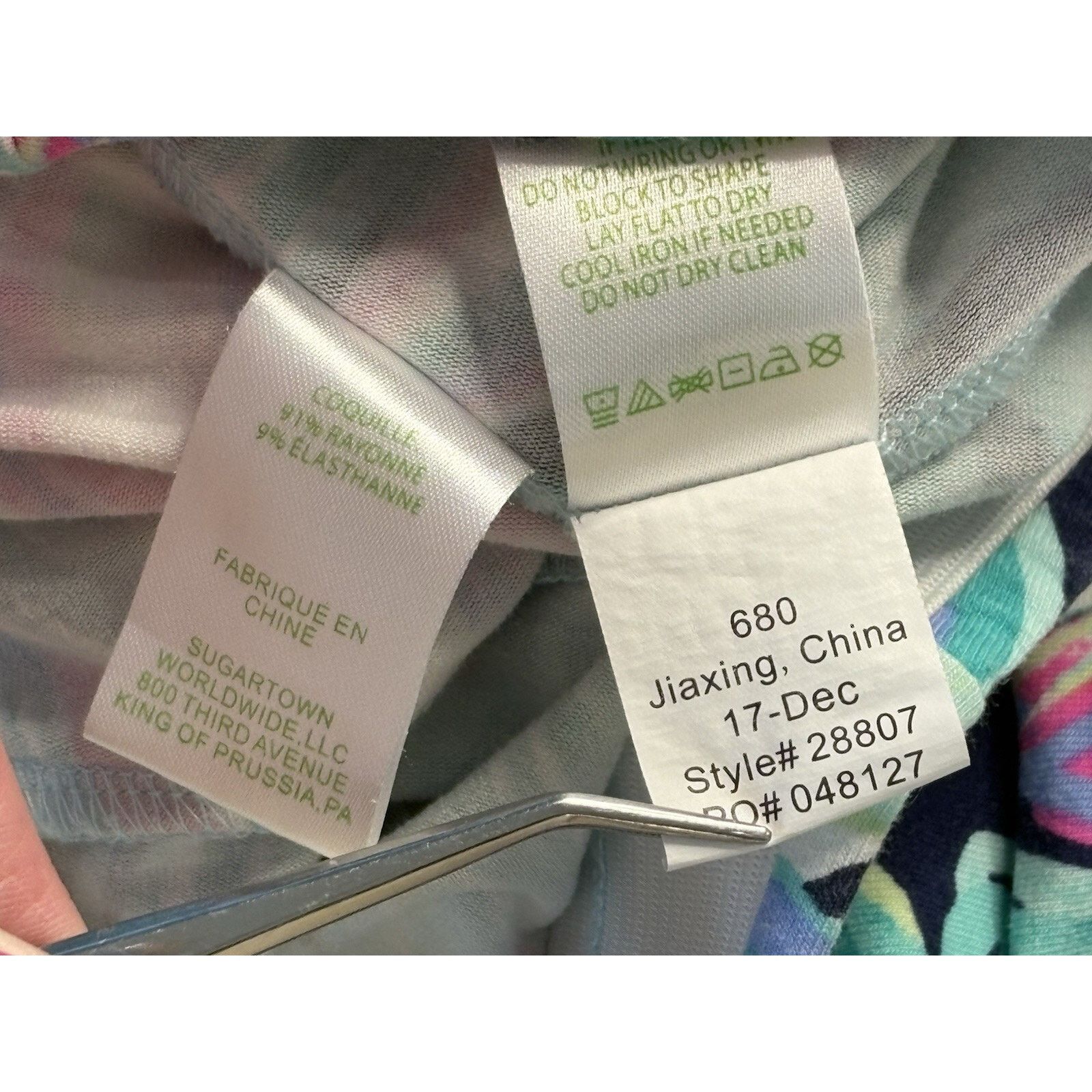 Lilly Pulitzer Lilly Pulitzer Weslee Palazzo Wide Leg Pant XS High Tide Size 25" / US 0 / IT 36 - 5 Thumbnail