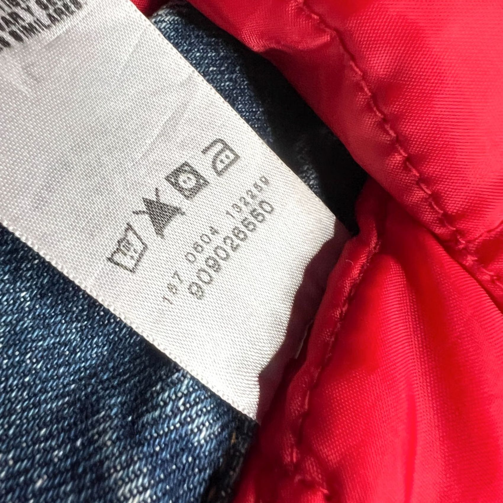 Levi's Levi’s Strauss Signature Sherpa Lined Denim Trucker Jacket Men’s L Blue Jean Red Size US 33 - 2 Thumbnail