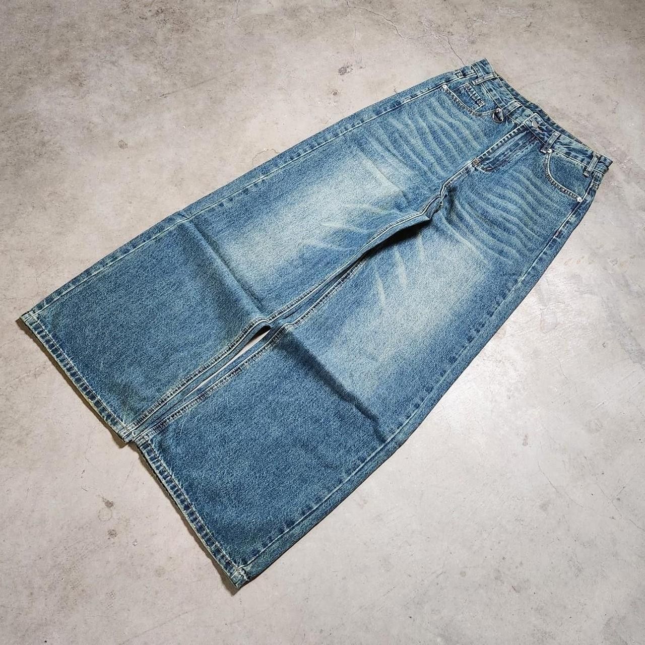 Japanese Brand Baggy faded blue denim 30 waist Size US 30 / EU 46 - 5 Thumbnail
