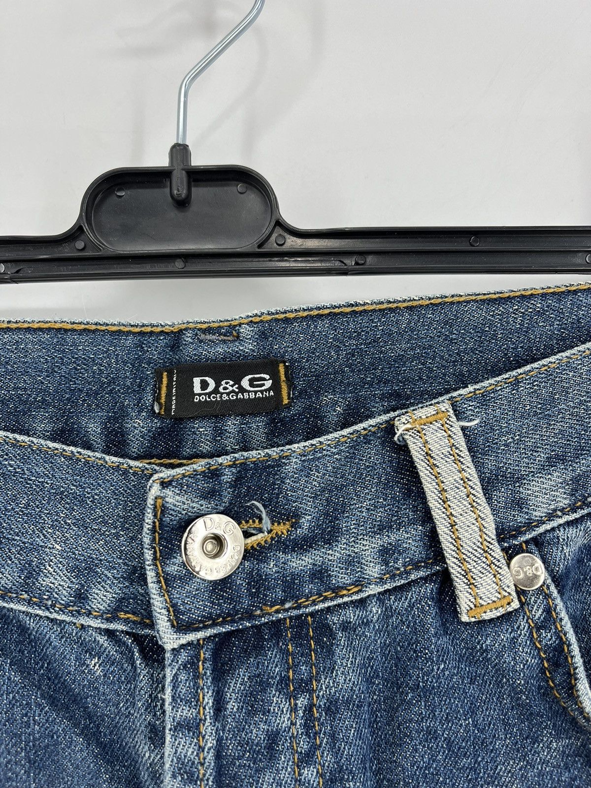 Dolce & Gabbana Vintage Dolce Gabbana Big Logo Distressed Denim Jeans W29 Size US 29 - 7 Thumbnail