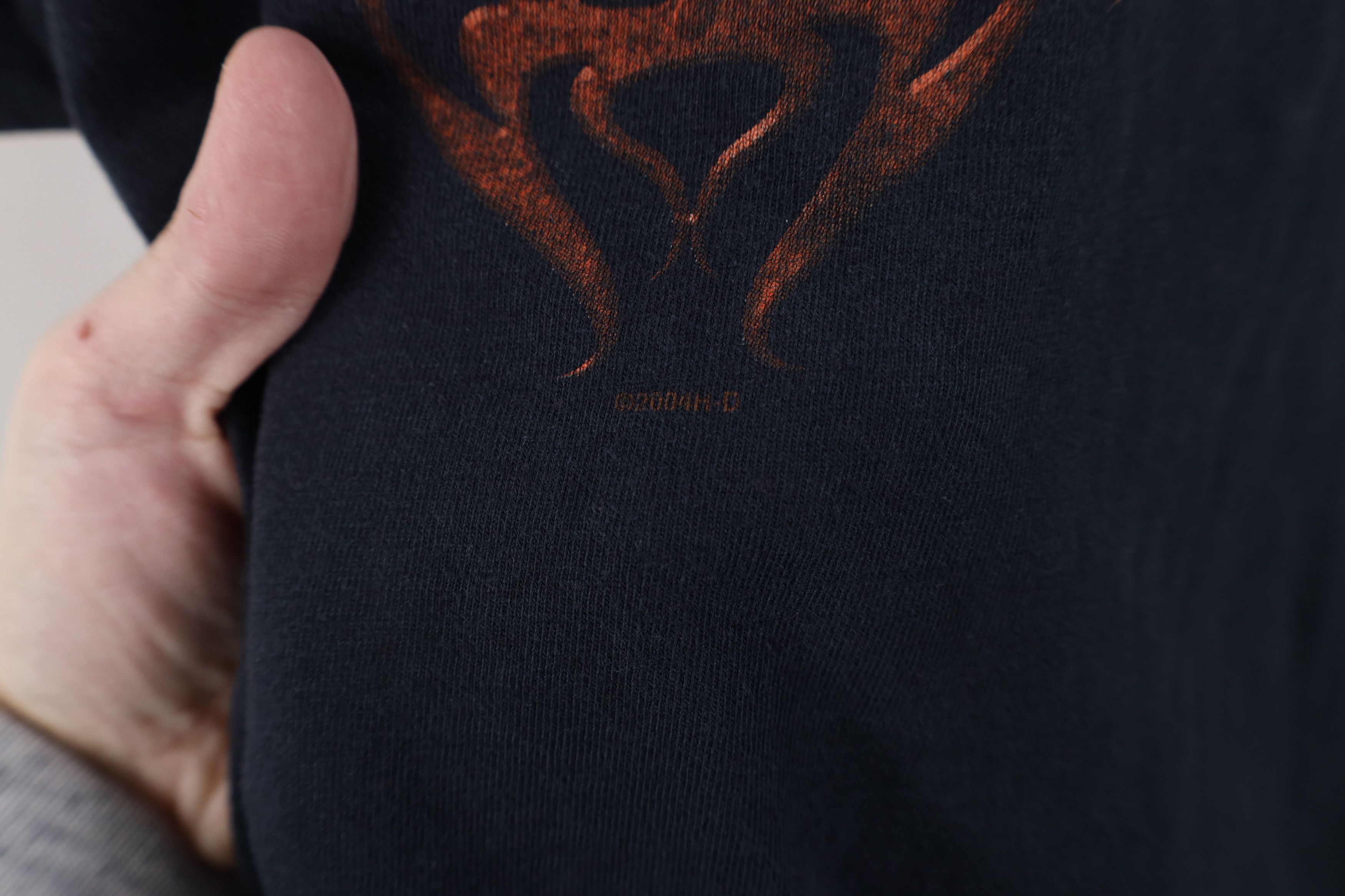 Harley Davidson Vintage Y2K 2004 Harley Davidson Fire Flames Skull T-Shirt Size US XXL / EU 58 / 5 - 6 Thumbnail
