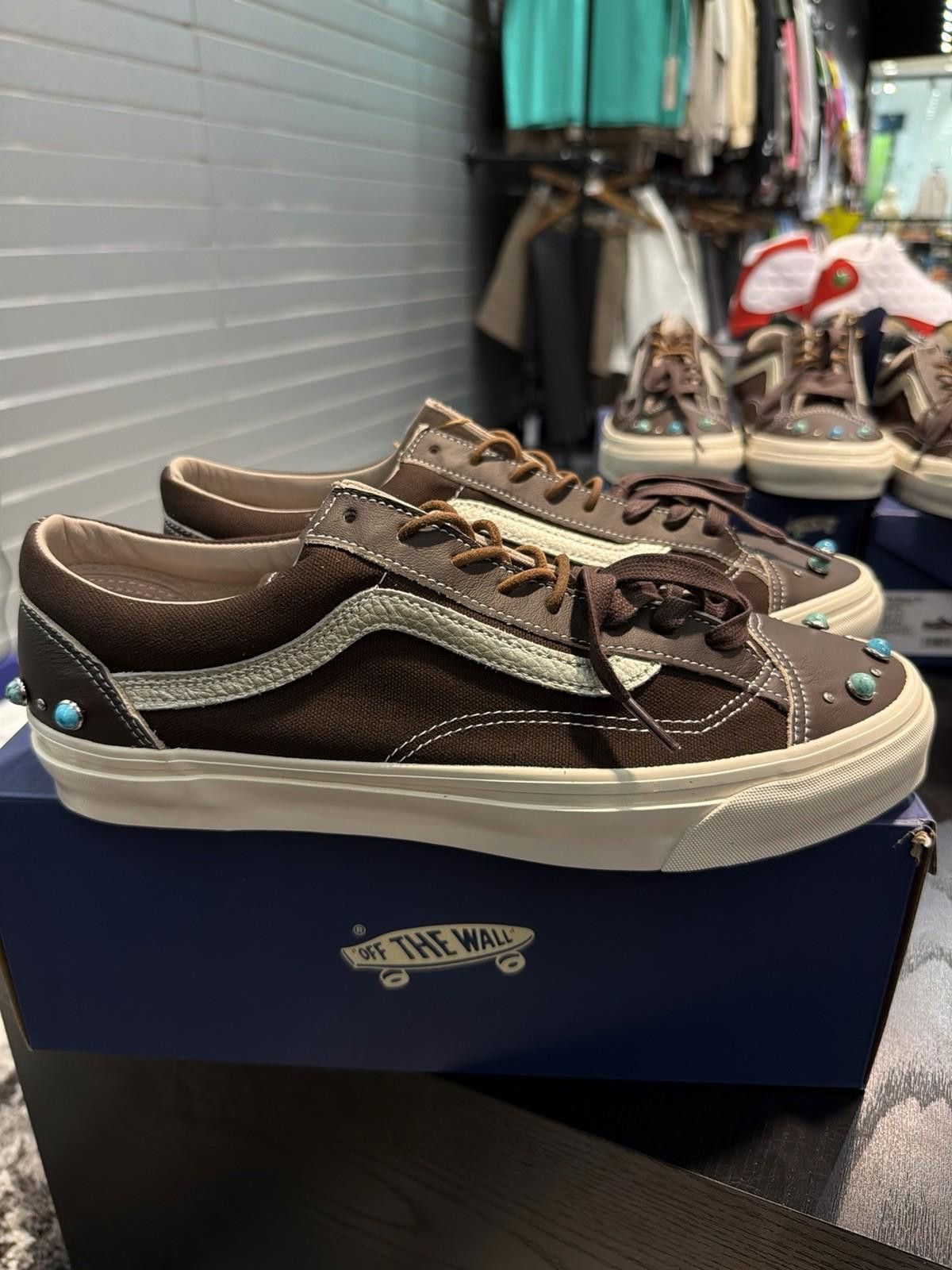 Vans Size 12 - Vans LX Old Skool 36 Gemstone Mushroom Mocha Size US 12 / EU 45 - 1 Thumbnail