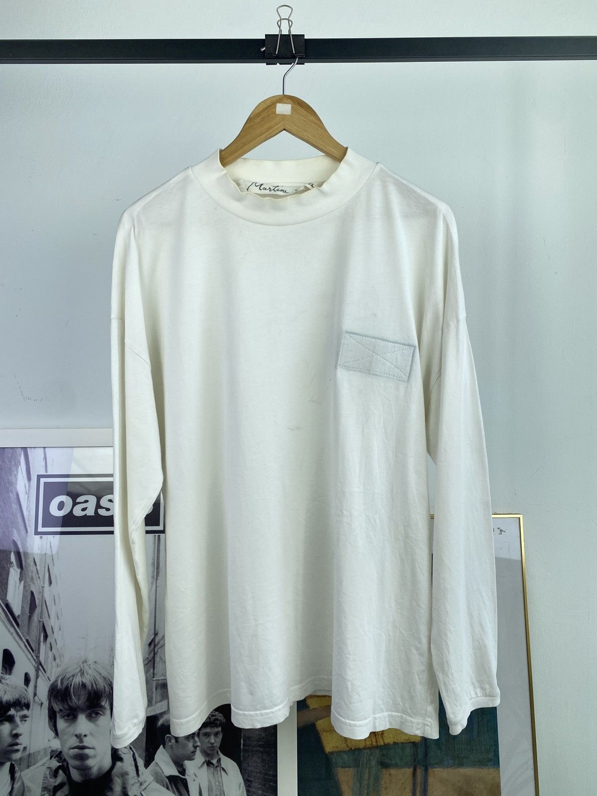 Martine Rose Original AW 90/91 Martine Rose Funnel Neck Longsleeve Tshirt Size US L / EU 52-54 / 3 - 2 Thumbnail