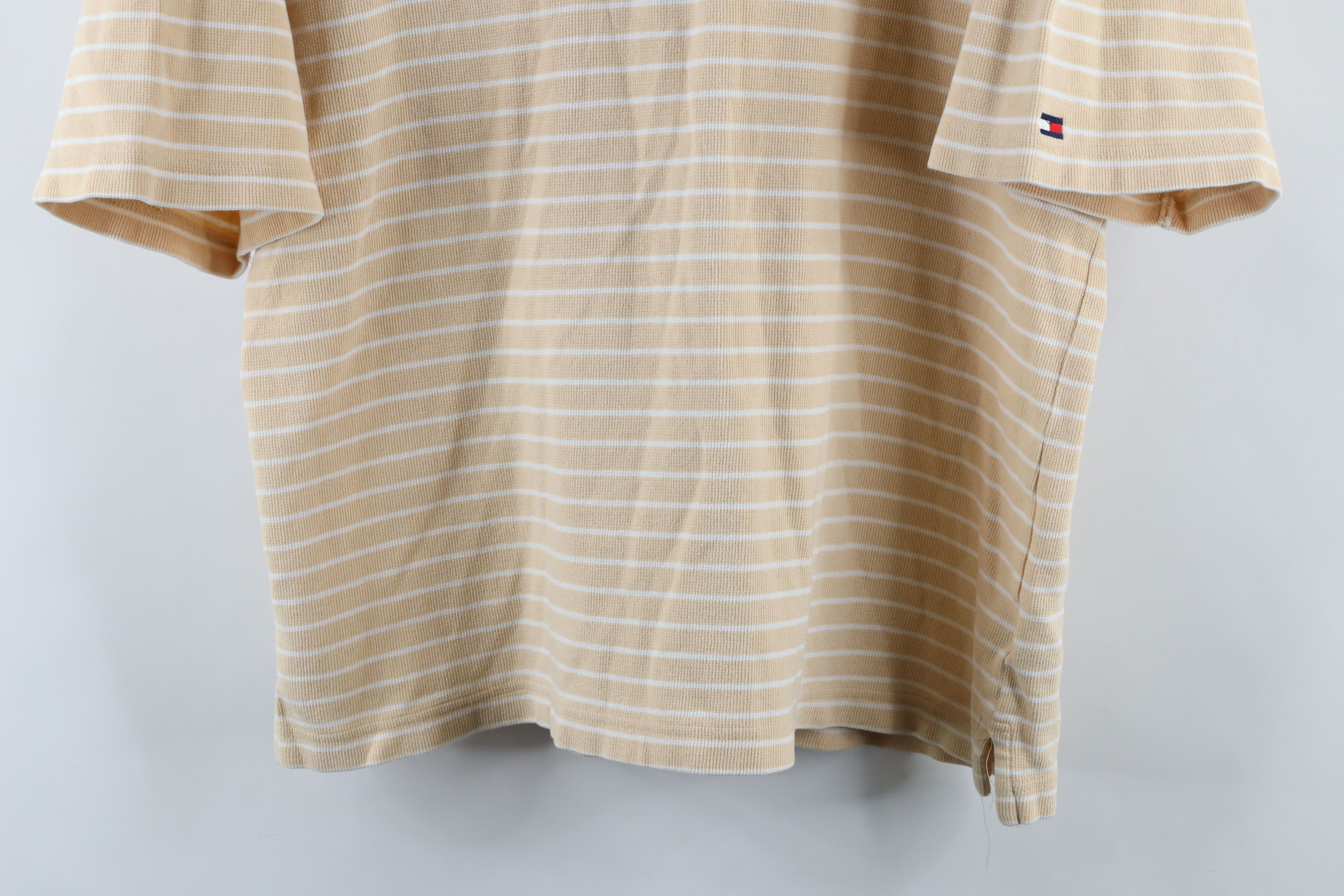 Tommy Hilfiger × Vintage Vintage 90s Tommy Hilfiger Thermal Knit Golf Polo Shirt Size US M / EU 48-50 / 2 - 3 Thumbnail