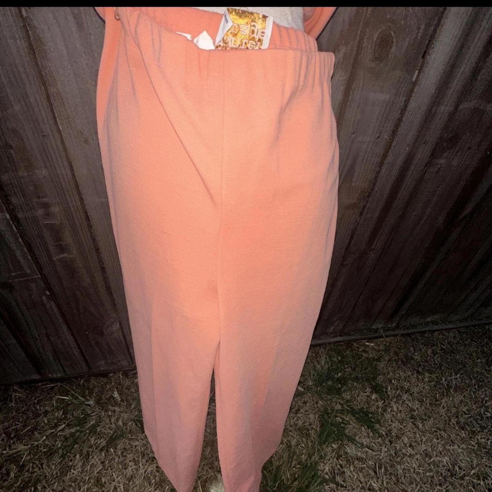 Other Peachy pink 70s vintage 2-piece set - vest and pants #70s Size M / US 6-8 / IT 42-44 - 3 Thumbnail