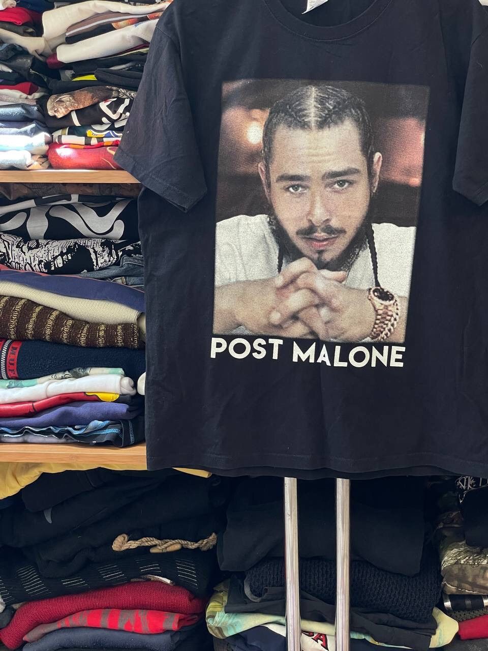 Hypebeast × Rap Tees Post Malone Posty Co Tour Rap Overlogo T Shirt Size US M / EU 48-50 / 2 - 6 Thumbnail
