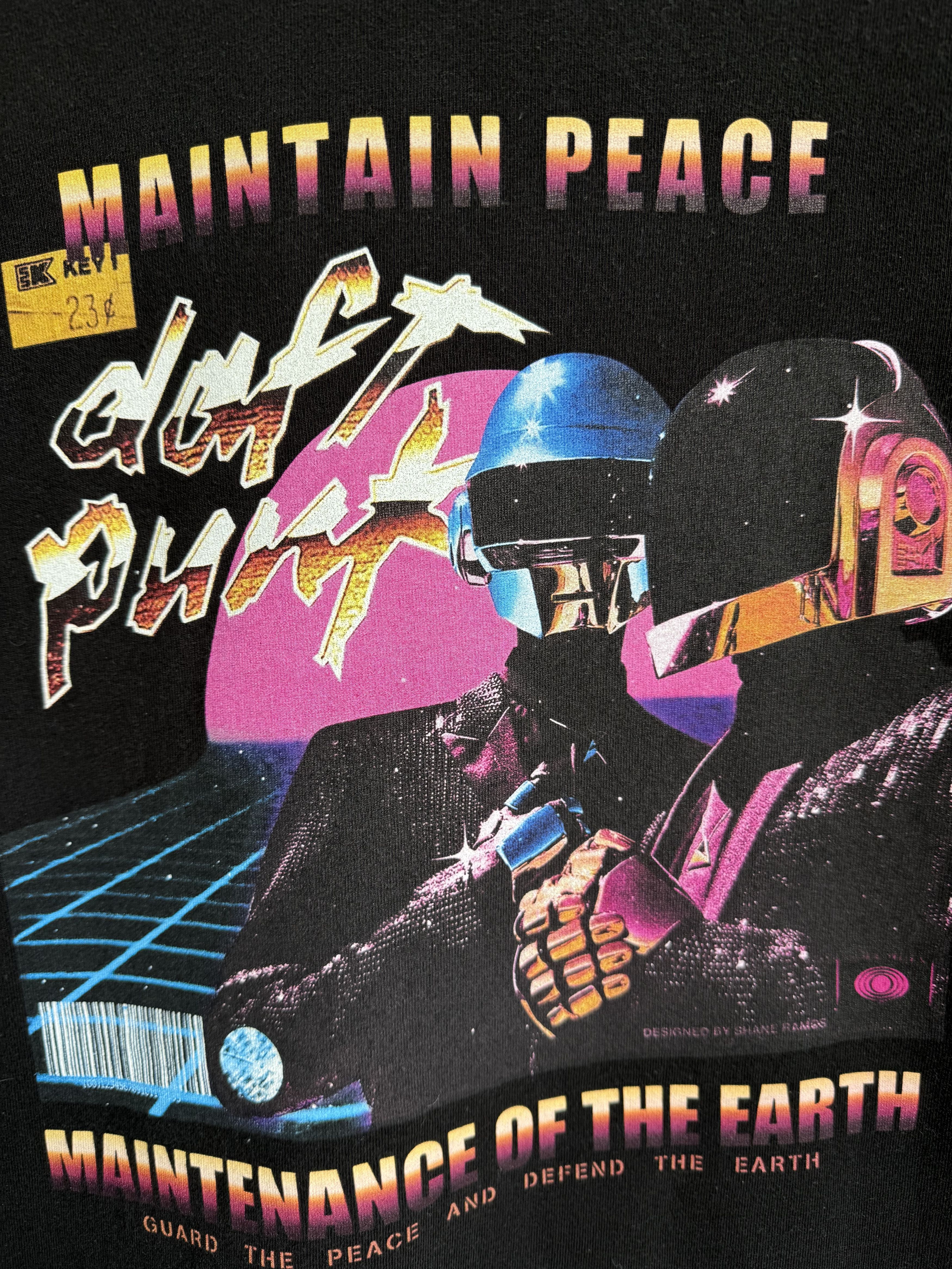 Band Tees × Vintage Vintage 2000s Daft Punk French house t-shirt Size US L / EU 52-54 / 3 - 2 Thumbnail