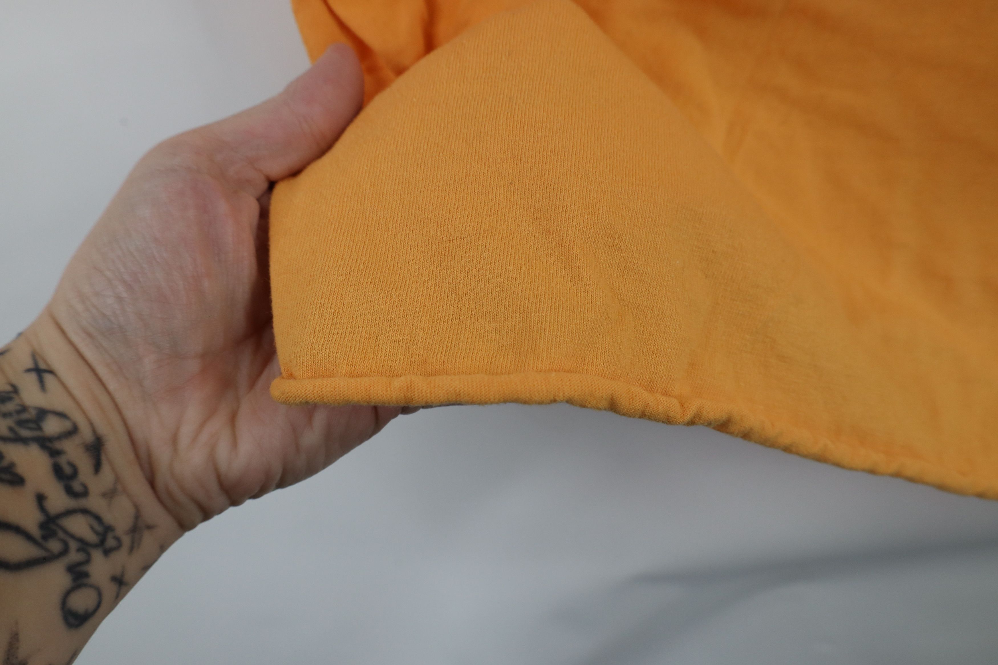 Vintage Vintage 90s Streetwear Blank Tank Top T-Shirt Orange Cotton Size US XXL / EU 58 / 5 - 5 Thumbnail