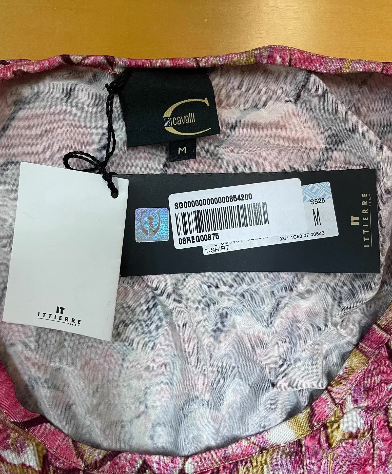 Just Cavalli Just Cavalli Pink Scale Print Top Ｑ21 Size M / US 6-8 / IT 42-44 - 5 Thumbnail