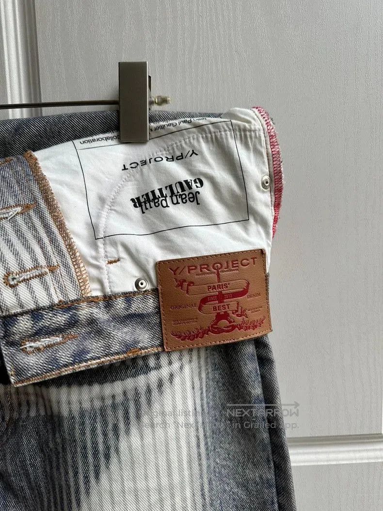 Y/Project Y/project x JPG Muscle Print Jeans L . Size US 34 / EU 50 - 3 Thumbnail