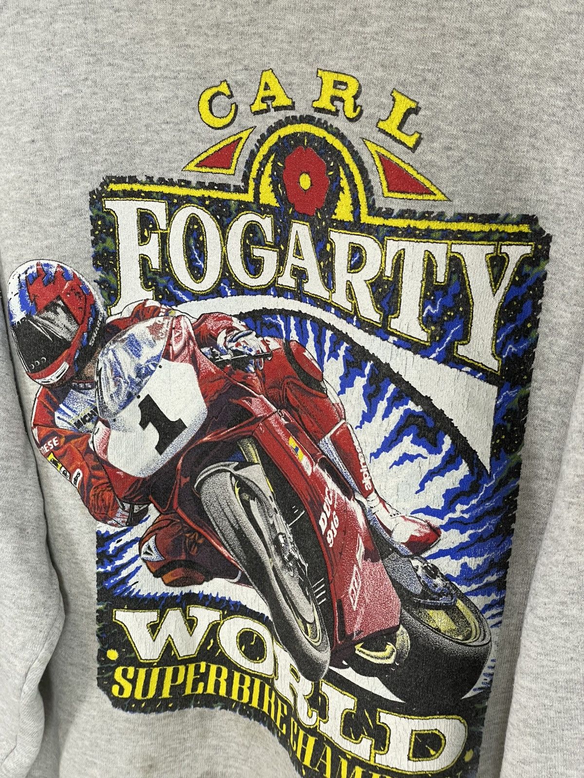Ducati × Vintage Vintage 1997 Ducati Carl Fogarty World Superbike Sweatshirt Size US XL / EU 56 / 4 - 9 Thumbnail