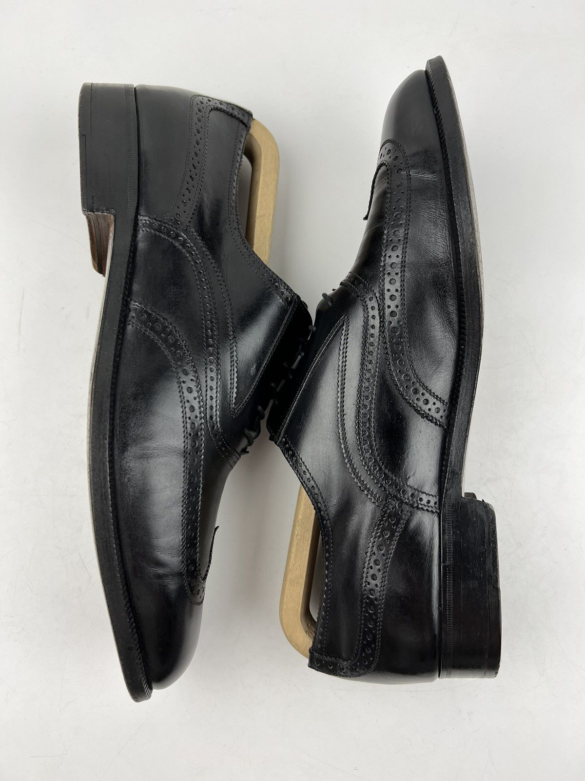 Salvatore Ferragamo SALVATORE FERRAGAMO Oxfords Leather Shoes Black Men’s Size US 10 / EU 43 - 10 Thumbnail