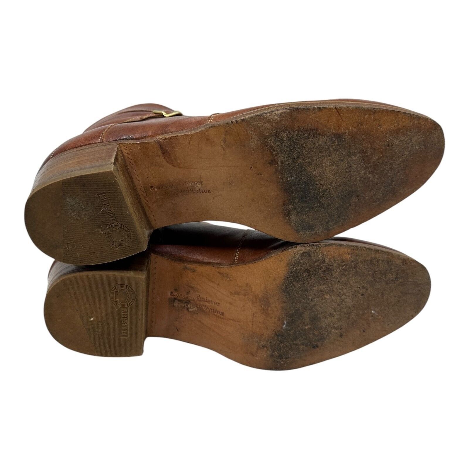 Florsheim Florsheim Womens Sz.10C Brown Leather Ankle Boots VTG. Size US 10 / IT 40 - 11 Thumbnail