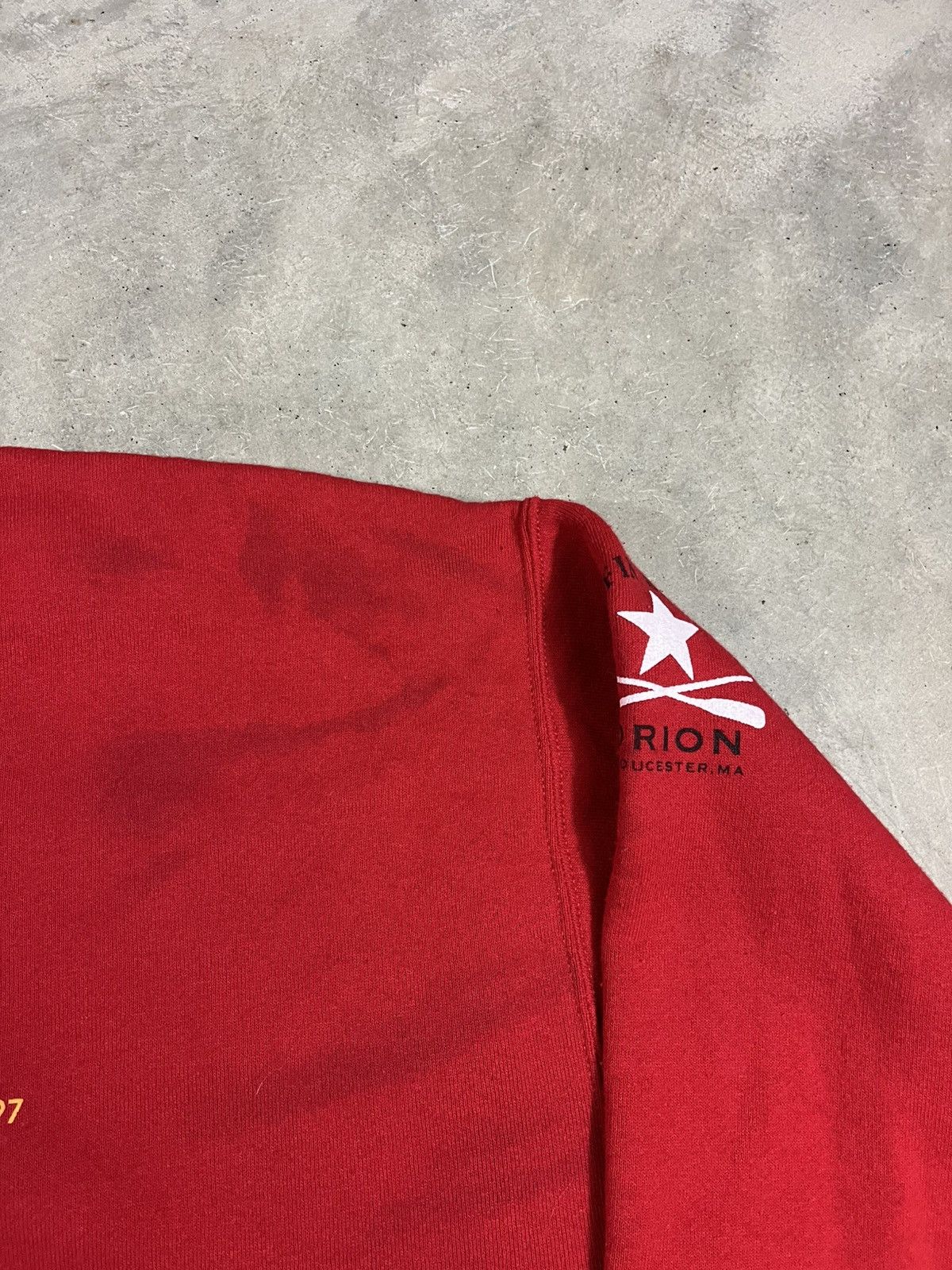 Vintage Vintage 90s Test Print Faded Red Crewneck Sweatshirt Size US XXL / EU 58 / 5 - 6 Thumbnail