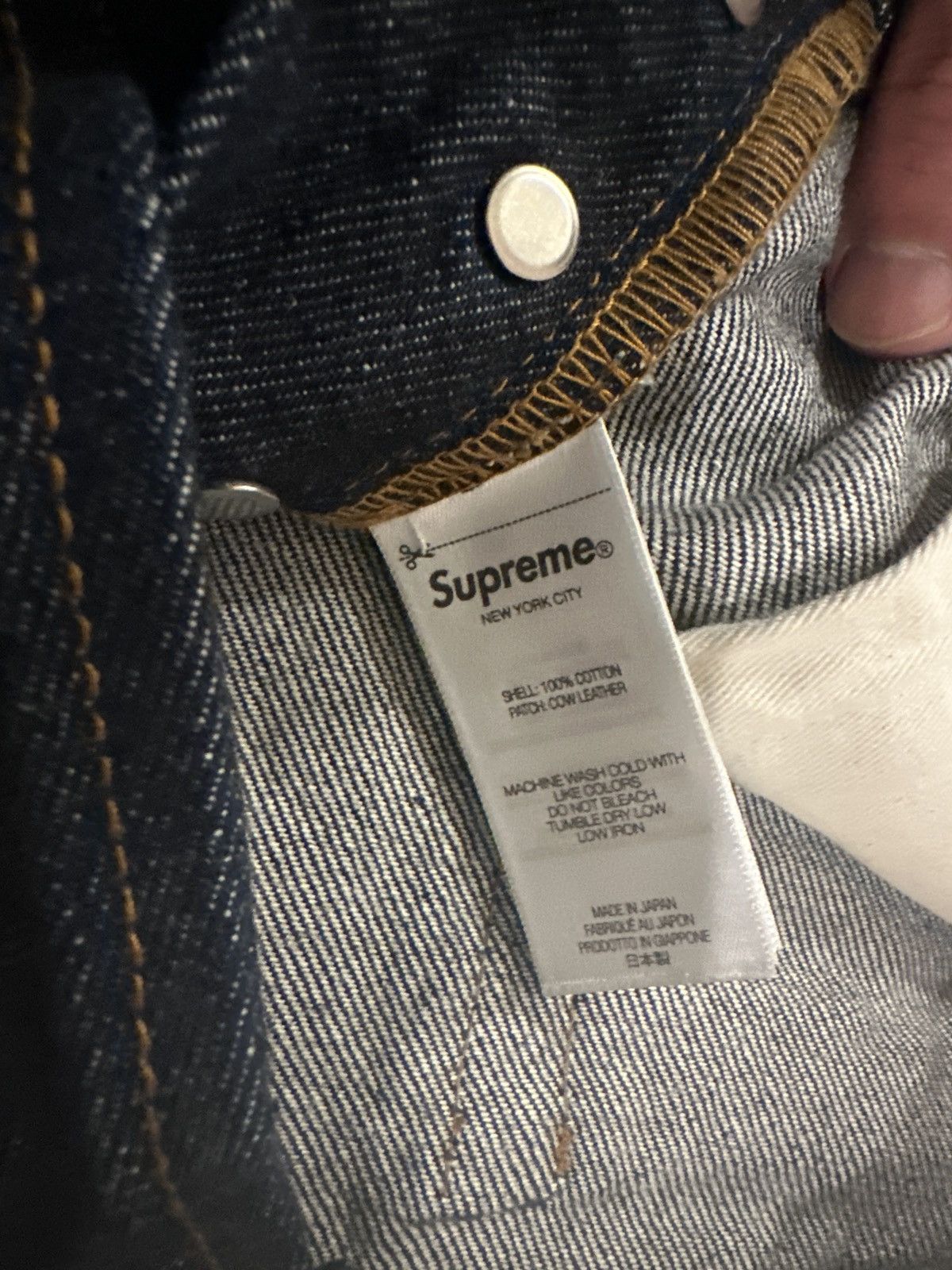 Supreme Supreme selvedge raw denim Size US 32 / EU 48 - 5 Thumbnail