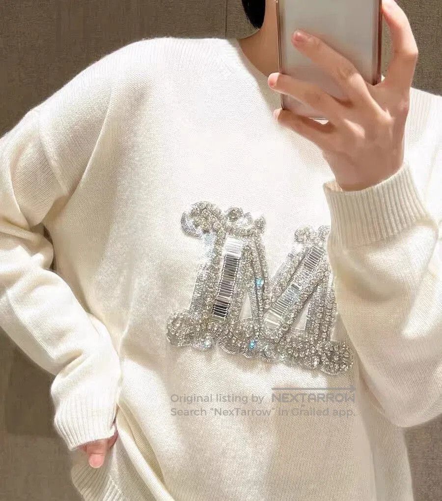 Max Mara Maxmara Knitted Sweater with Tag. Size L / US 10 / IT 46 - 6 Thumbnail