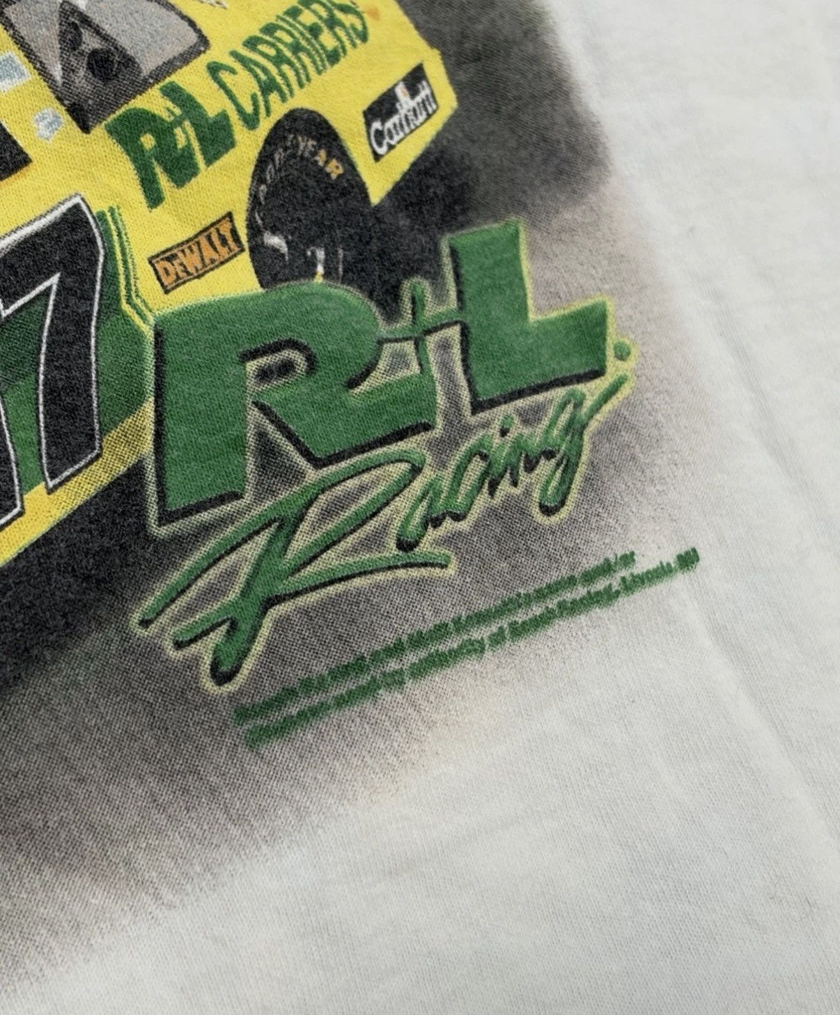 NASCAR Vintage 90s Y2k Nascar Matt Kenseth Racing Tee XL White Size US XL / EU 56 / 4 - 6 Thumbnail