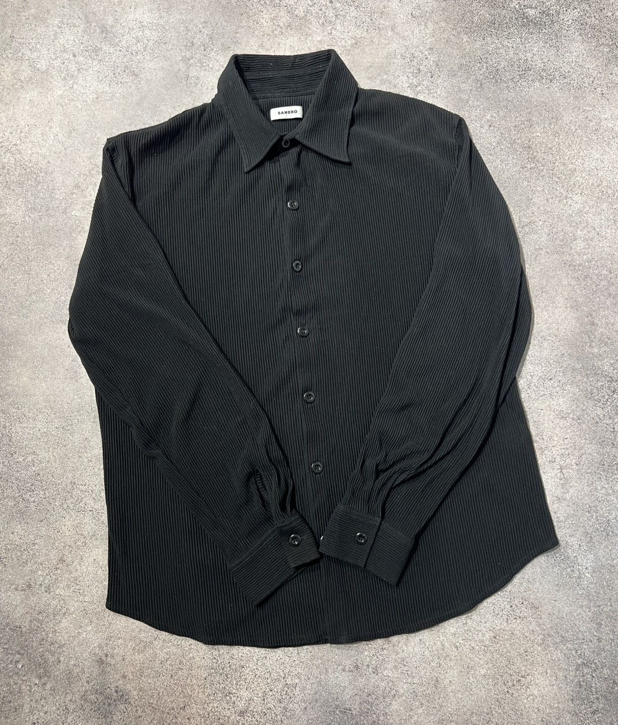 Sandro Sandro soft black shirt Size US L / EU 52-54 / 3 - 5 Thumbnail