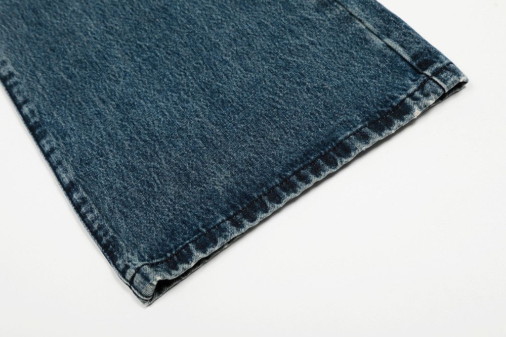 Jean American high street multi-button washed denim jeans for men Size US 32 / EU 48 - 6 Thumbnail