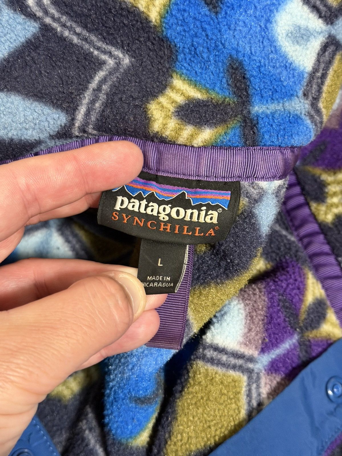 Patagonia 🔥Patagonia Aztec Synchilla Printed Snap T Fleece Pullover Size US L / EU 52-54 / 3 - 8 Thumbnail