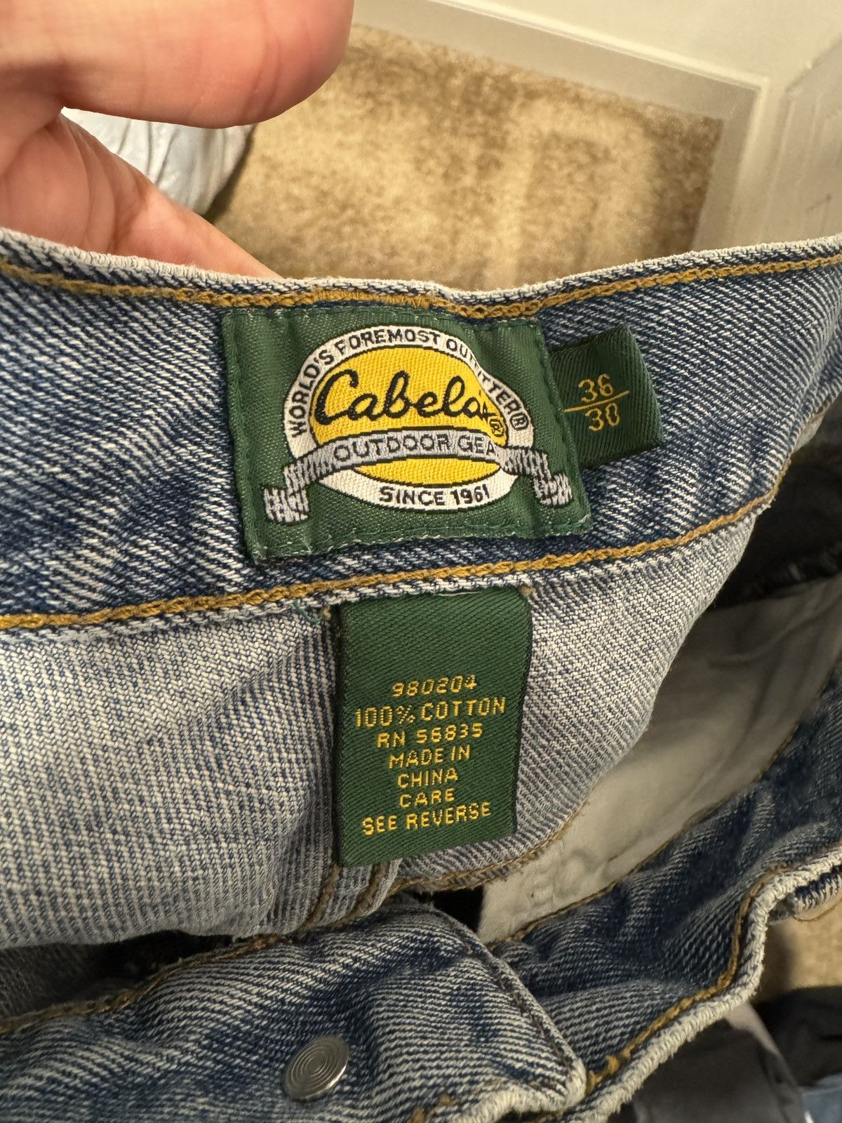 Cabelas Cabelas jeans loose fit 36/30 Size US 36 / EU 52 - 4 Thumbnail