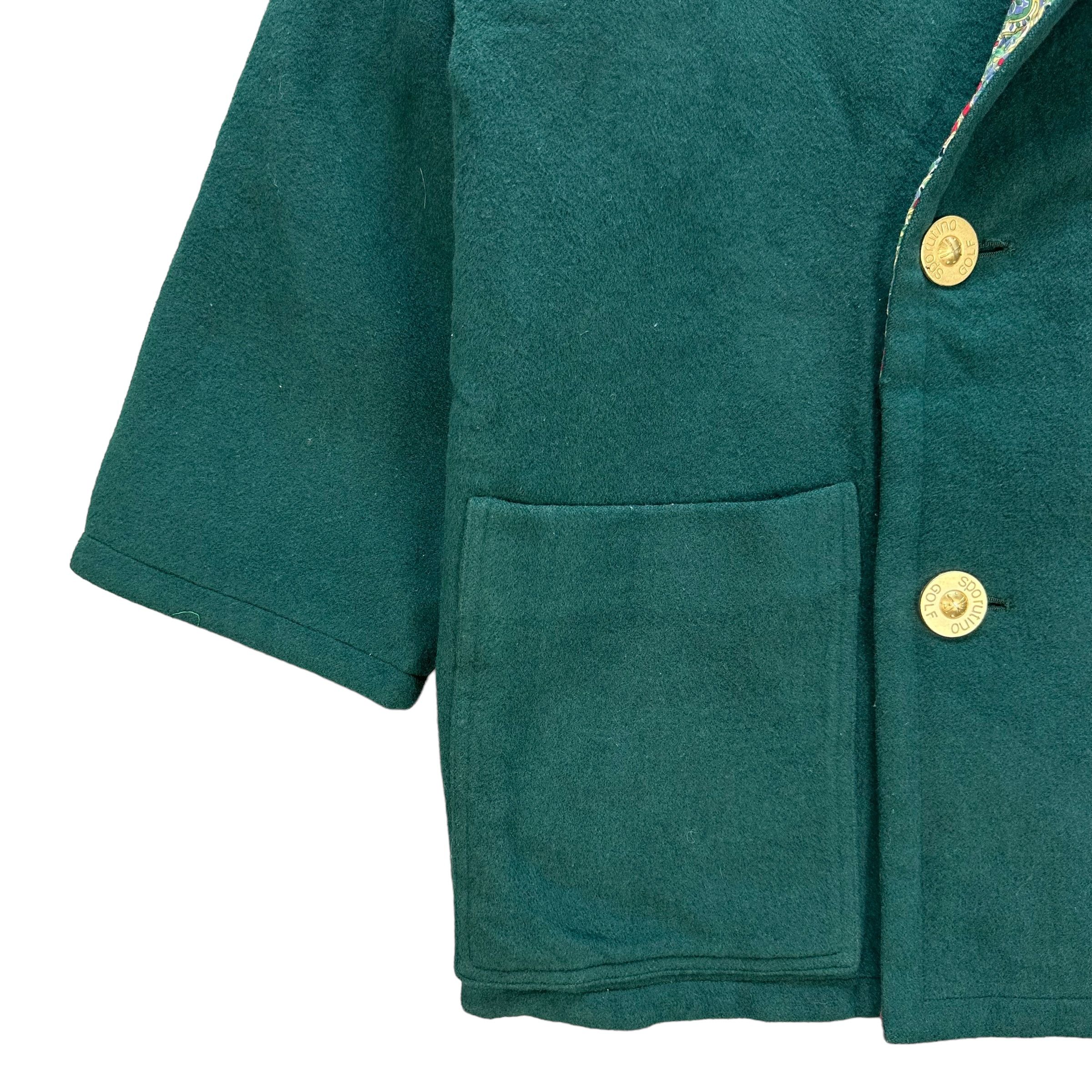 Vintage SPORUTINO GOLF Reversible Double Breasted Coat #A24-0553 Size US M / EU 48-50 / 2 - 9 Thumbnail