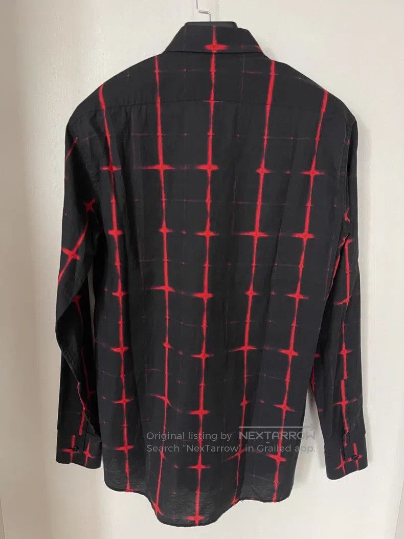 Saint Laurent Paris Saint Laurent Paris Black and Red Crossed Checkered Shirt Size US XXS / EU 40 - 2 Thumbnail