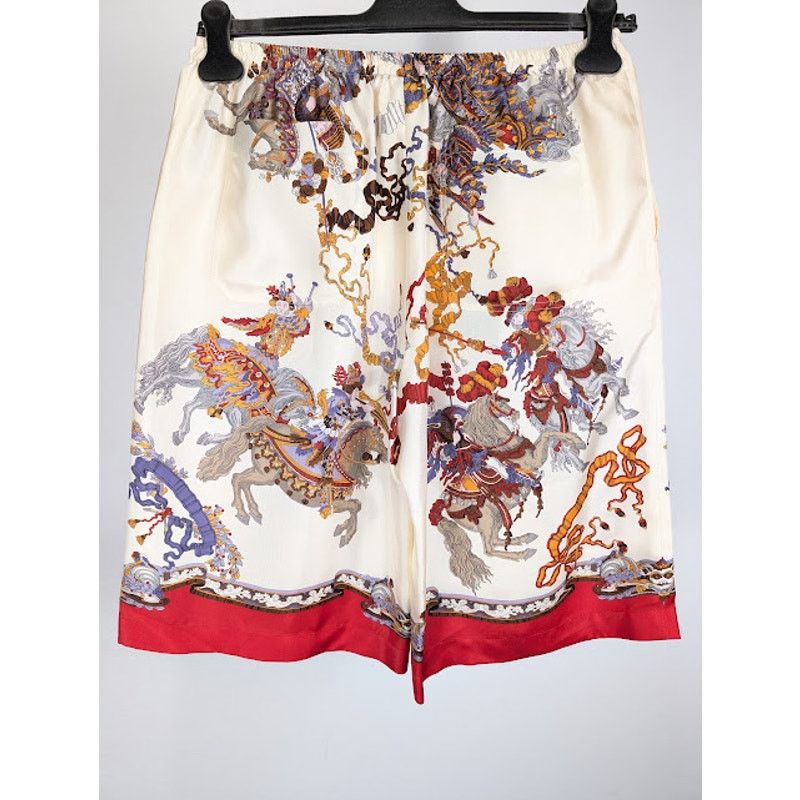 Gucci o1rshd1 Roi Soleil Short On TW Prt in Ivory/Red/Mc Size US 32 / EU 48 - 10 Thumbnail
