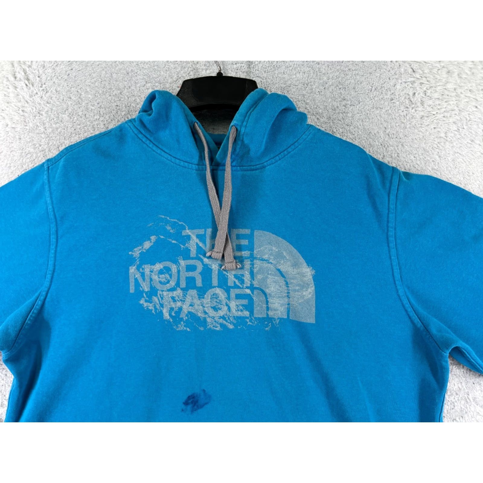 The North Face The North Face Hoodie Mens L Blue Pullover Pocket Cotton Blend Read Size US L / EU 52-54 / 3 - 4 Thumbnail
