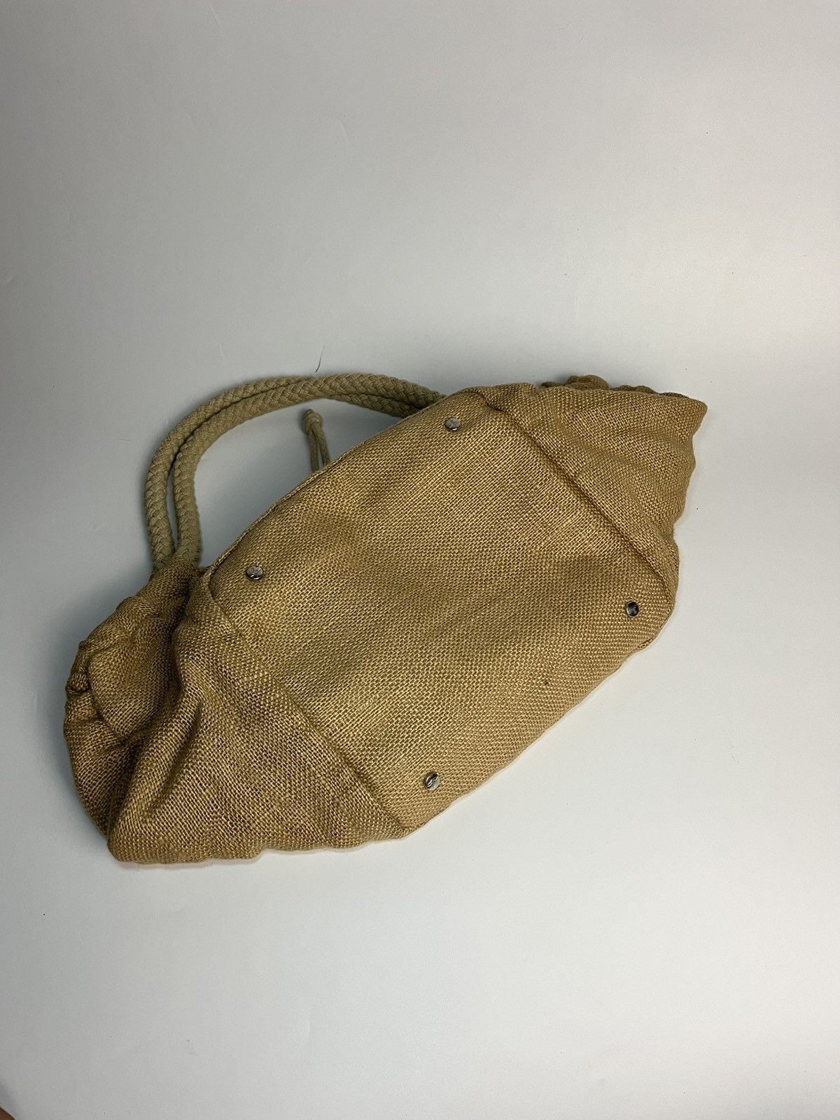 Vivienne Westwood Vivienne Westwood Beige Cloth Jute Hand Bag Size ONE SIZE - 12 Thumbnail