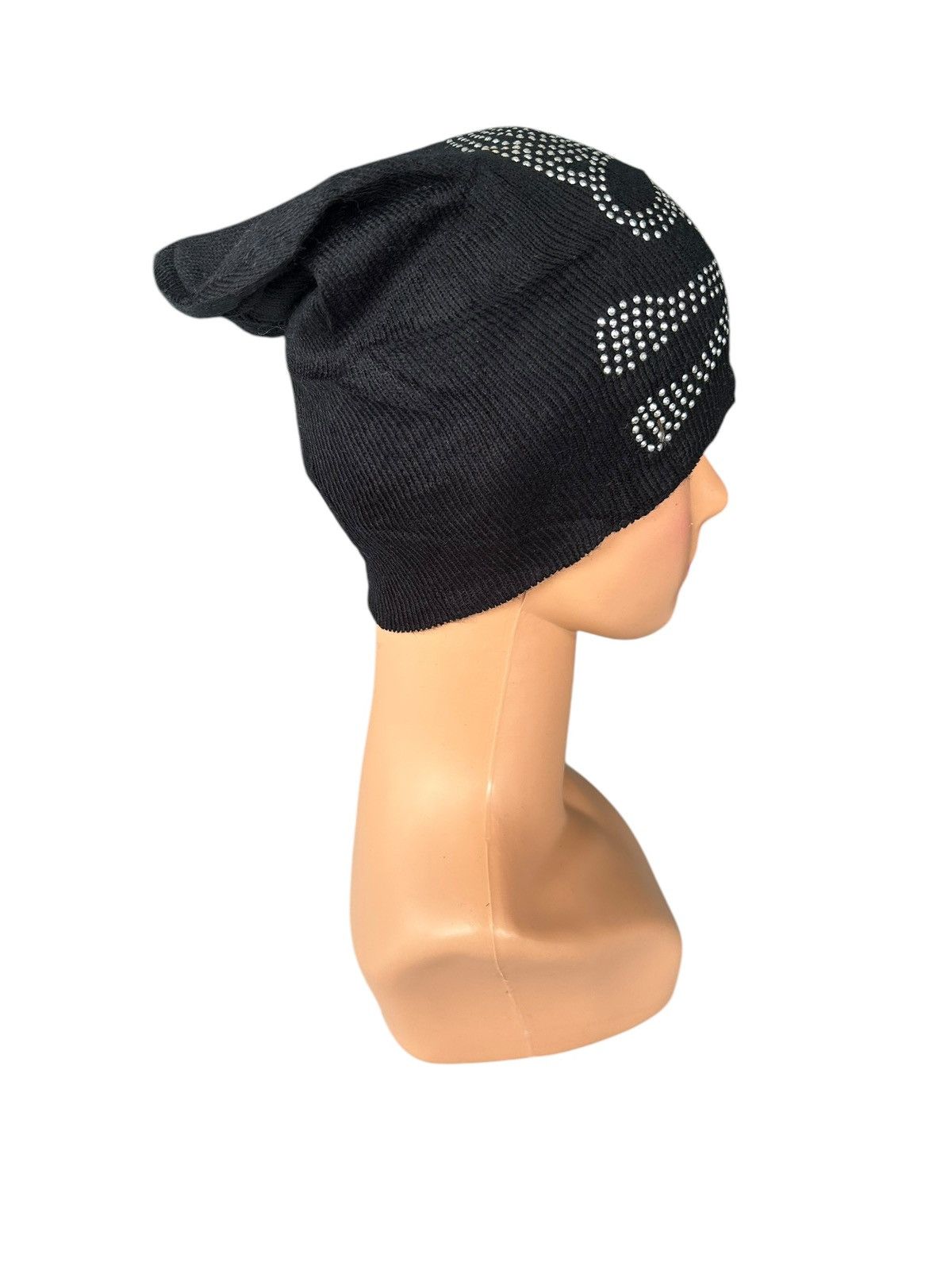 Japanese Brand × Le Grande Bleu (L.G.B.) Skull Punk Bondage Style Beanie Hats ☠️☠️ Size ONE SIZE - 3 Thumbnail