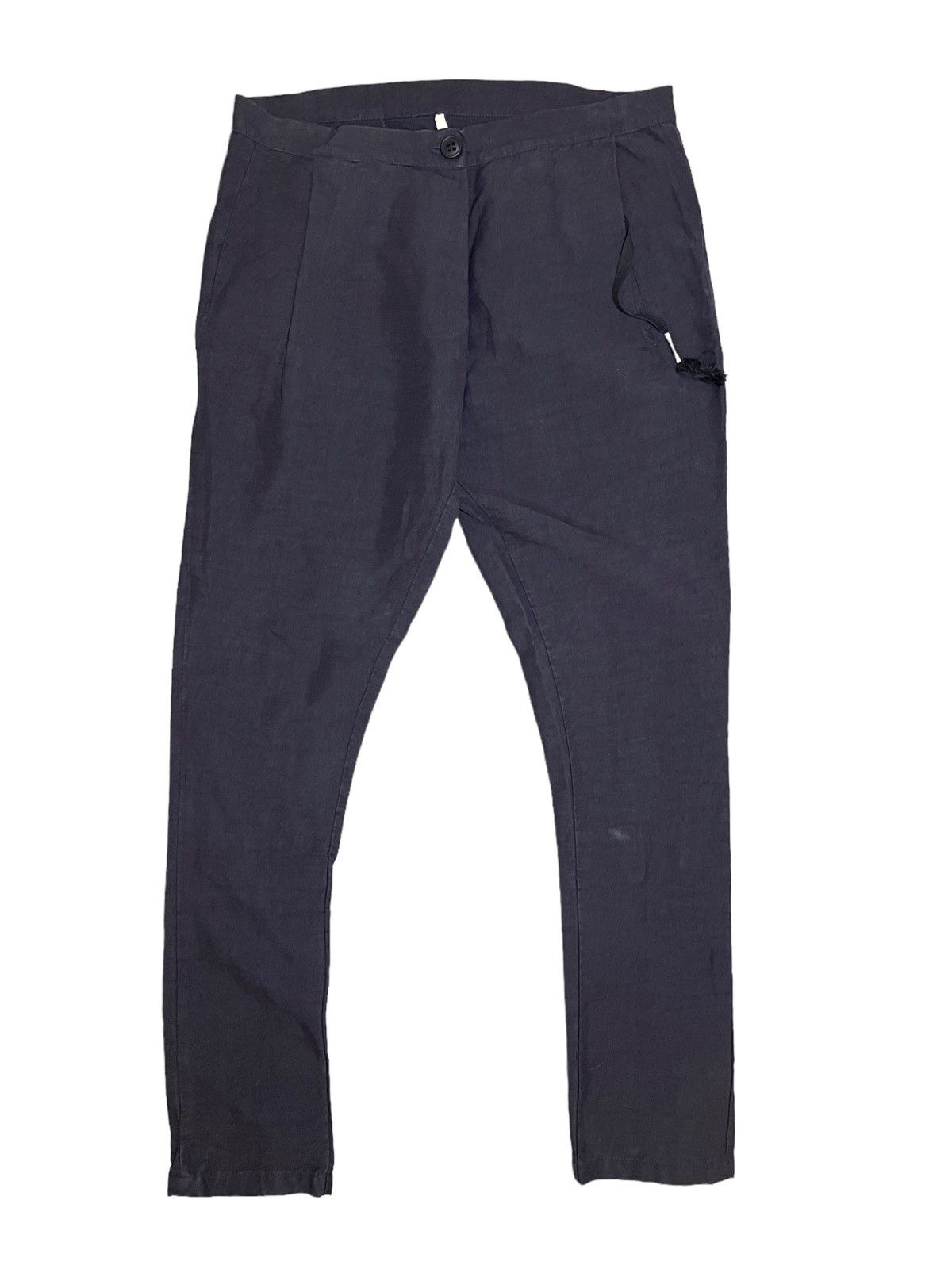 image of Damir Doma Double Closure Trousers in Navy, Men's (Size 32)