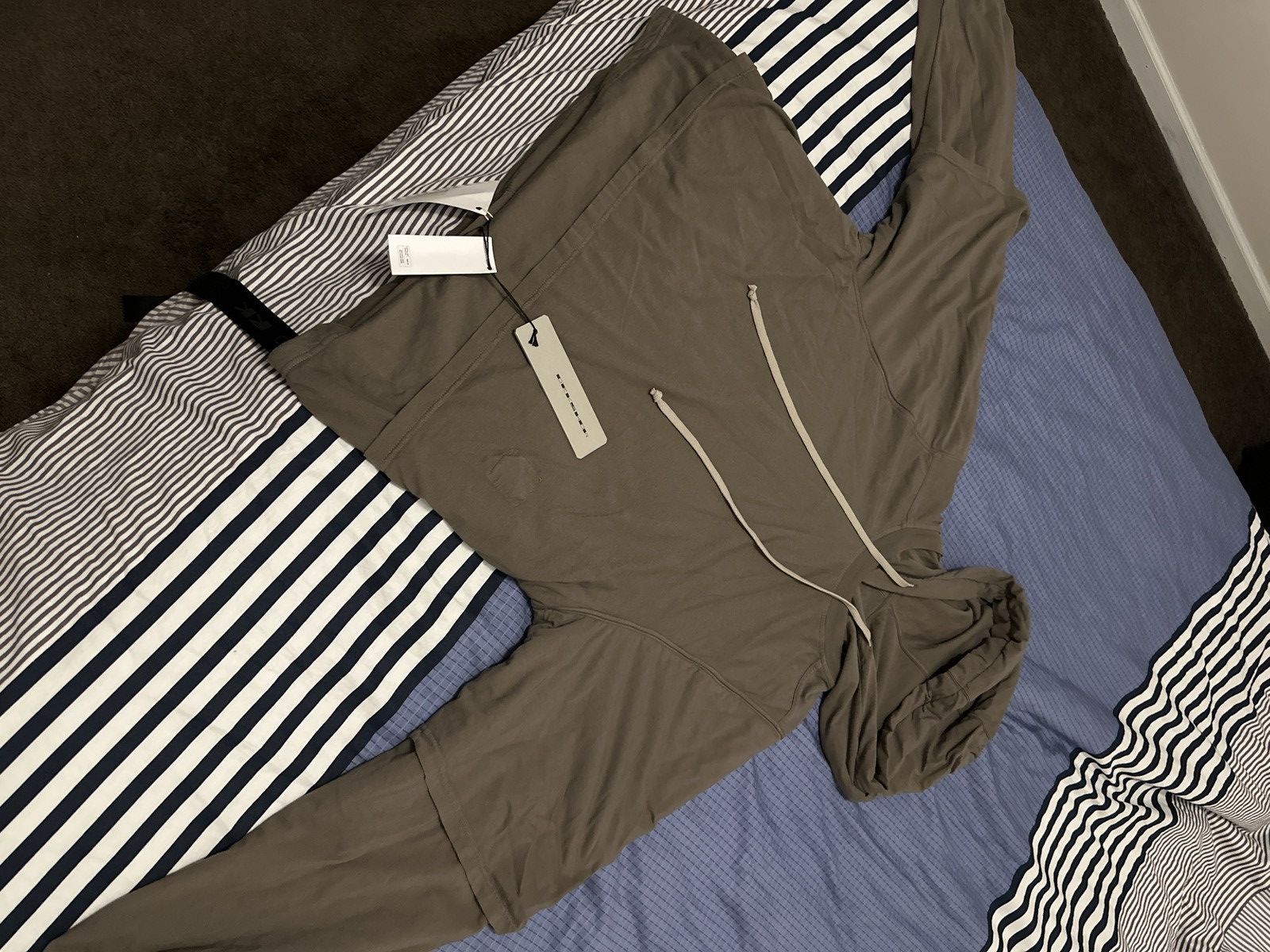 Rick Owens Drkshdw Rick Owens DrkShdw Hustler Hoodie Dust Color Brand New Size US M / EU 48-50 / 2 - 10 Thumbnail