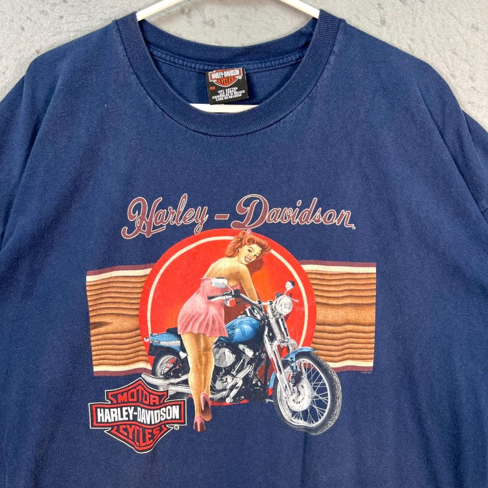 Harley Davidson Harley-Davidson T-Shirt Harley-Davidson Blue 4XL Size 4X Adult Mens Logo Motorcycle Vintage? No (from title) Size US XXL / EU 58 / 5 - 5 Thumbnail